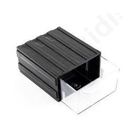 Module with drawer 105x120x60mm black