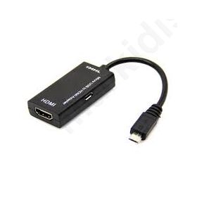 Adaptor Micro USB to HDMI MHL 15cm, DeTech