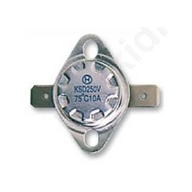 BI-METAL THERMOSTAT WITH HORIZONTAL CONNECTORS F15.8 SCREW-MOUNT125°C 10A/250V