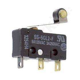 Microswitch SNAP ACTION with lever (with roller) SPDT Pos: 2