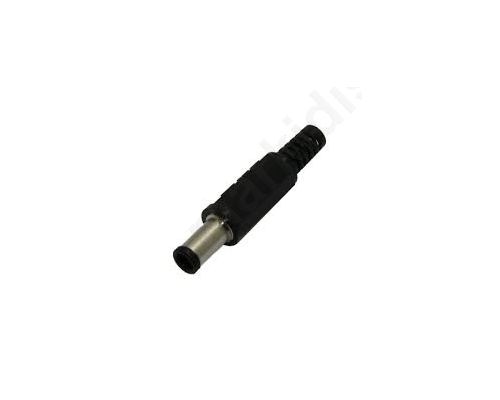 Plug DC supply female 5,5/3,3/1mm with strain relief 1A