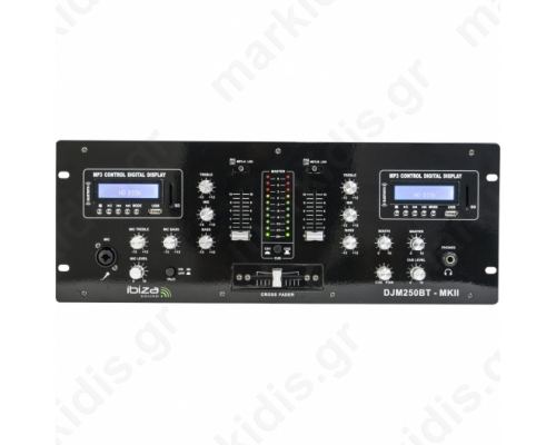 Μείκτης DJ 2 καναλιών με USB, SD και BLUETOOTH