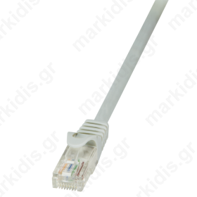 Patch cord Cat 6 PVC γκρι 1,5m