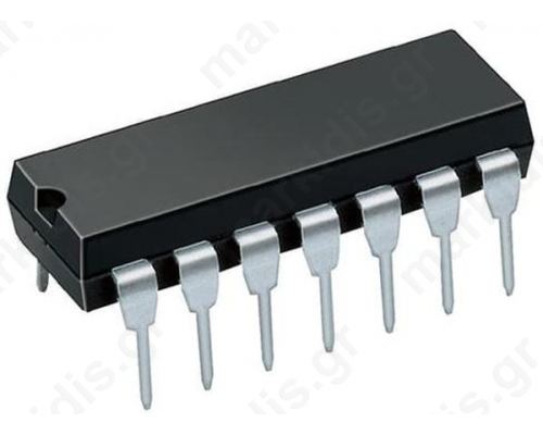 IC NTE987 ενισχυτής Ch 4 DIP14±1,5-16VDC,3-32VDC