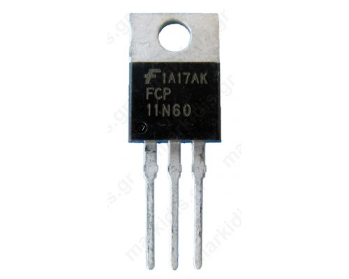 FCP11N60 Τρανζίστορ N-MOSFET 650V 11A 125W TO220AB