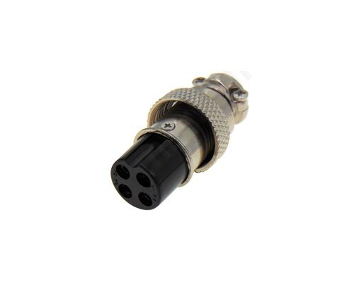 Connector μικροφώνου θηλυκό 4 PIN Καλωδίου