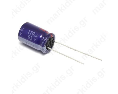 Πυκνωτής ηλεκτρολυτικός 47uF 35VDC O5x11mm Panasonic